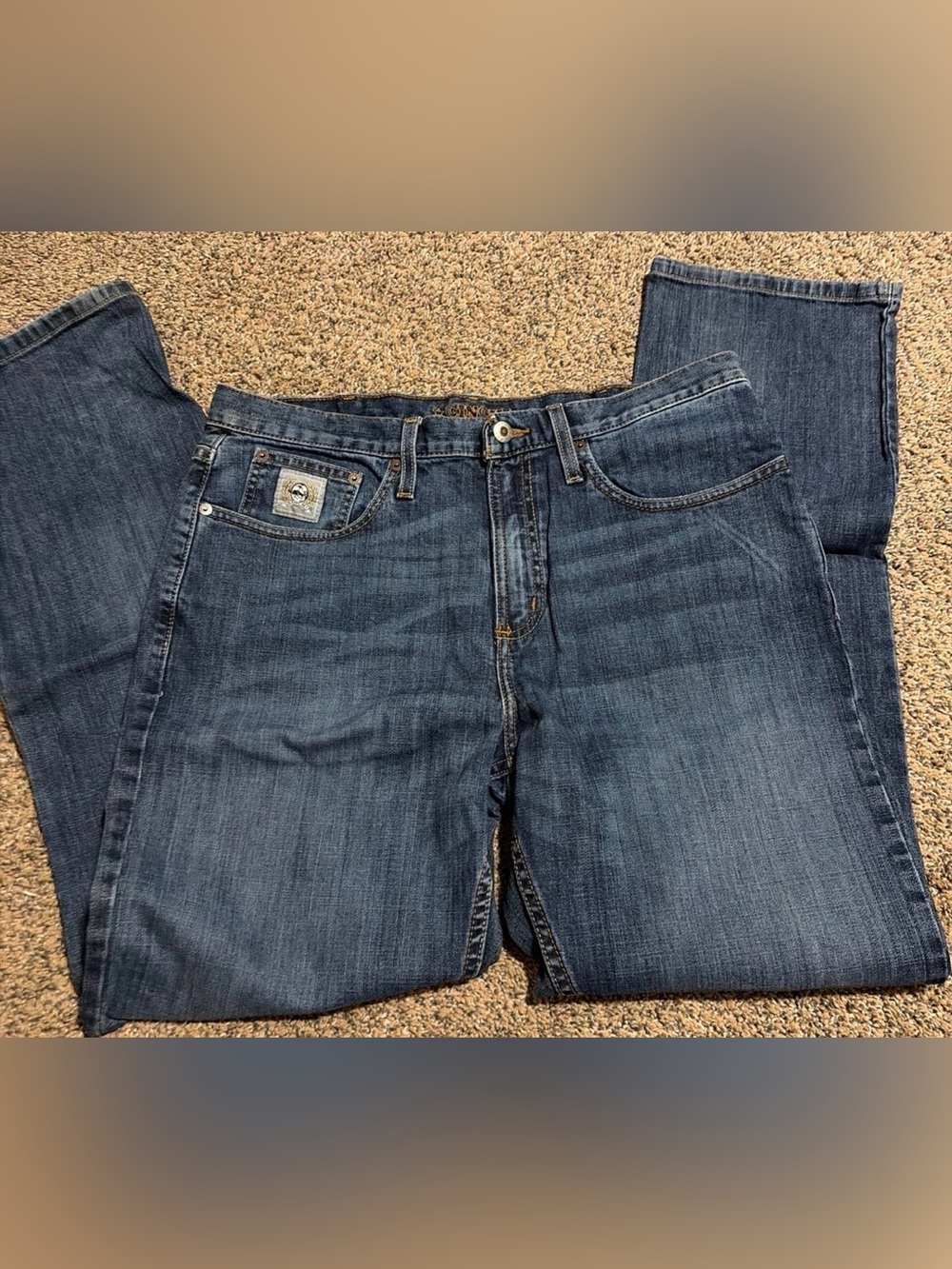 Mens Cinch Silver 34x32